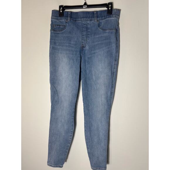 Spanx Pull On Denim Leggings Sz Large - Picture 1 of 2
